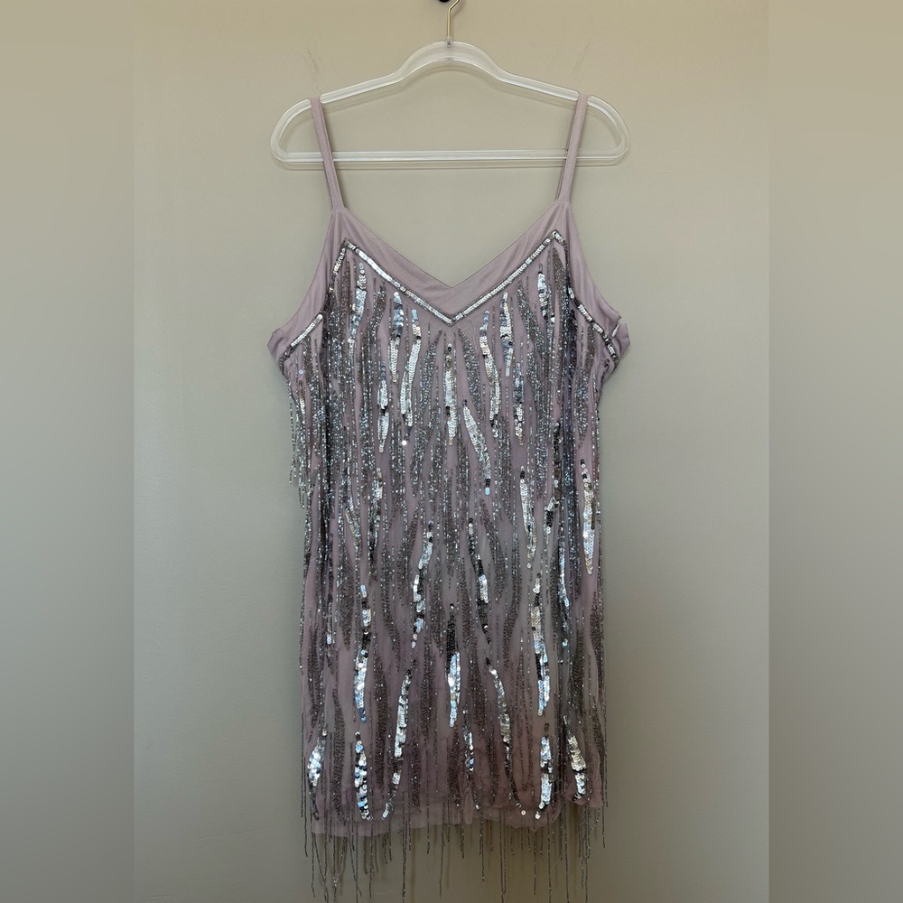 NWOT NastyGal Tassel Slip Dress